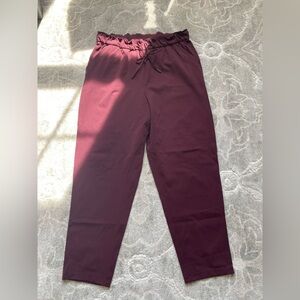 lululemon athletica Maroon On the Fly Pants